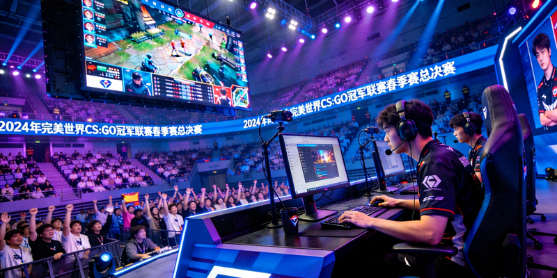 2024年完美世界CS:GO冠军联赛春季赛总决赛现场盛况